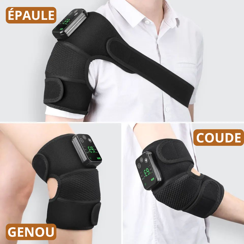 MASSEUR DE GENOU CHAUFFANT INTELLIGENT 3 en 1